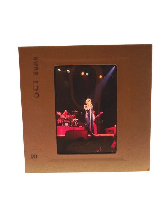 Linda Ronstadt Other - 1980 Linda Ronstadt Concert Photo Slide Mad Love Tour Original Ektachrome
